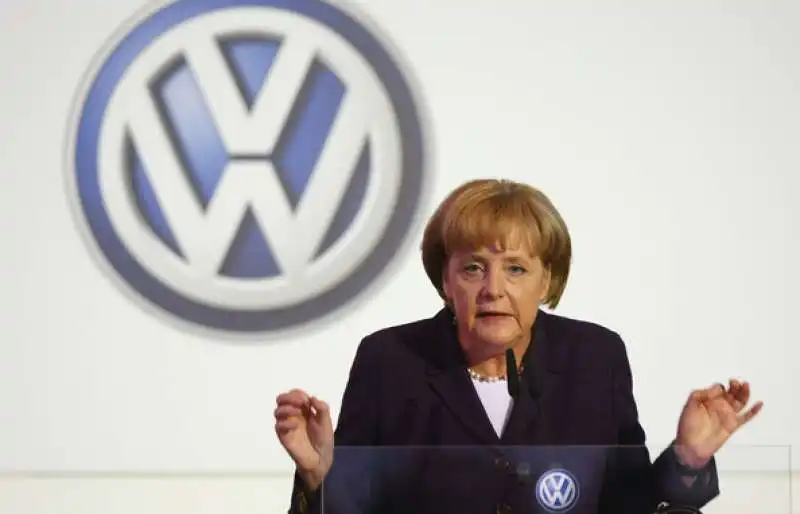 angela merkel volkswagen