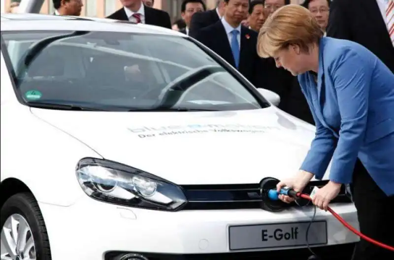 angela merkel volkswagen