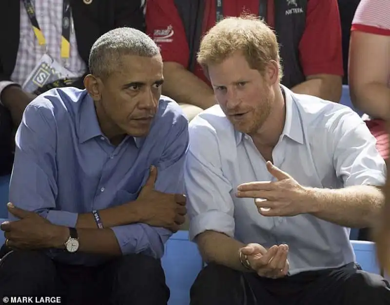 barack obama con il principe harry