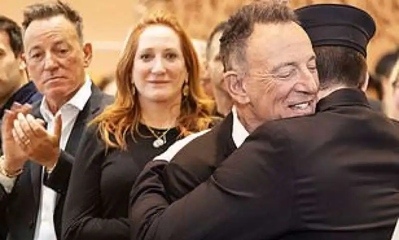 bruce springsteen, il figlio sam e la moglie patti 2