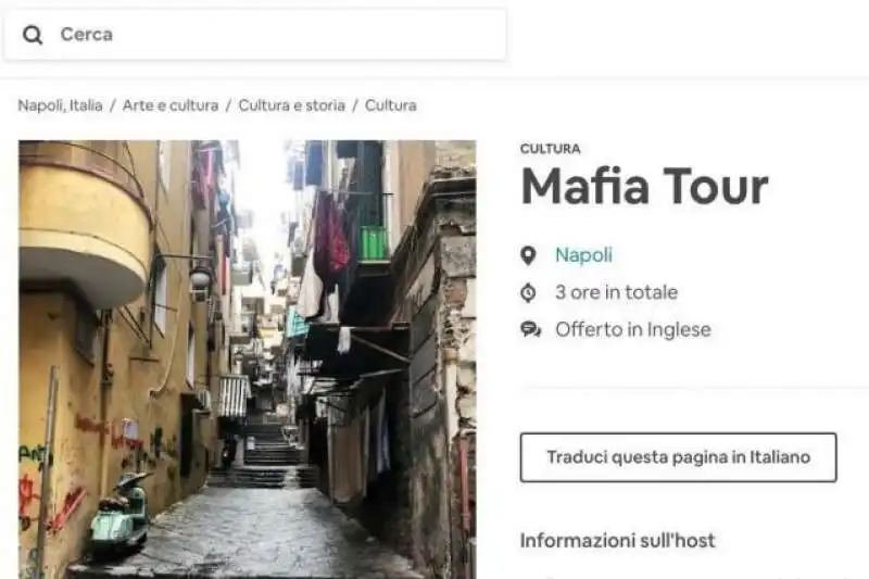 camorra tour a napoli su airbnb