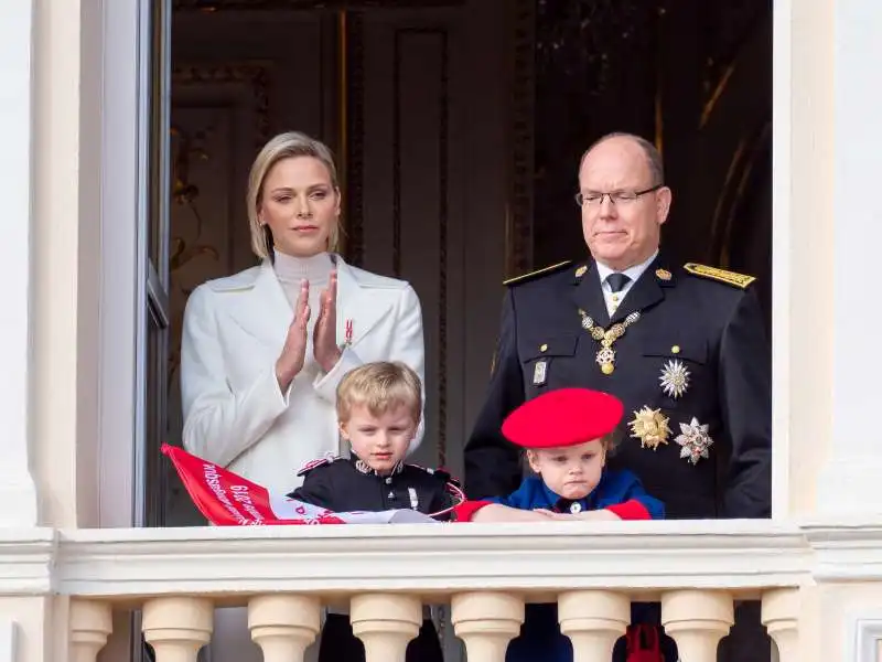 charlene  e  alberto di monaco