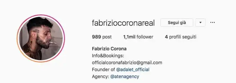 fabrizio corona atena agency