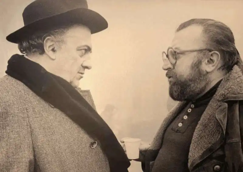 FEDERICO FELLINI E SERGIO LEONE