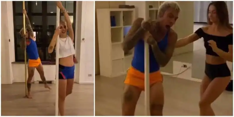 fedez ferragni pole dance