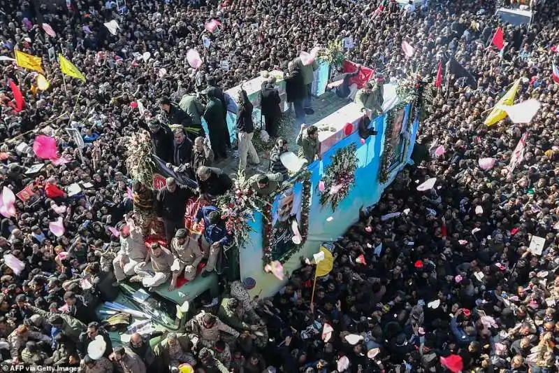 funerali qassem soleimani a kerman 1