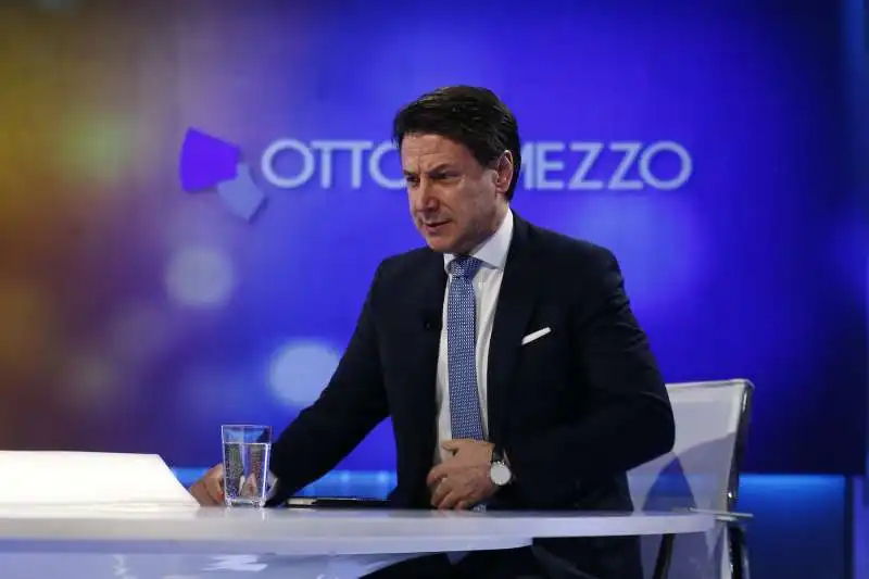 giuseppe conte ospite della gruber a otto e mezzo 17