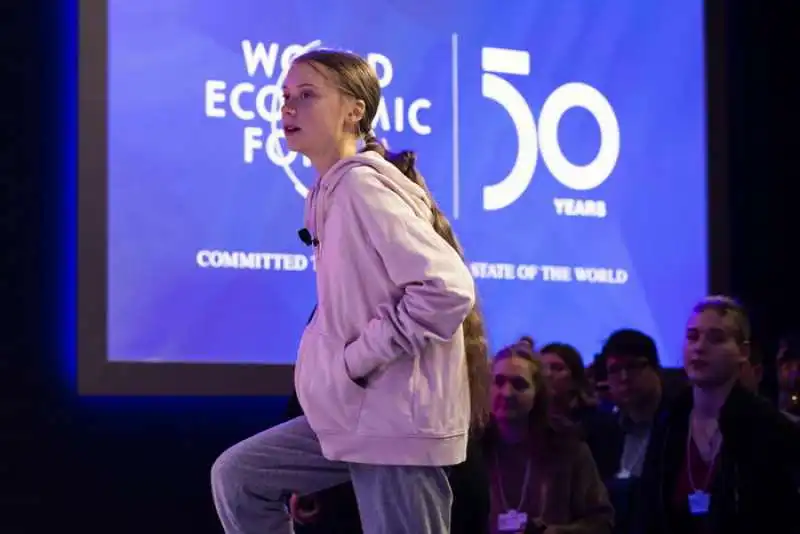 greta thunberg davos