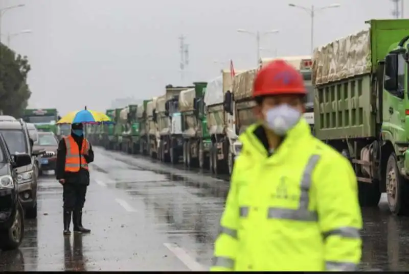 il cantiere del nuovo ospedale di wuhan, pronto in dieci giorni 3