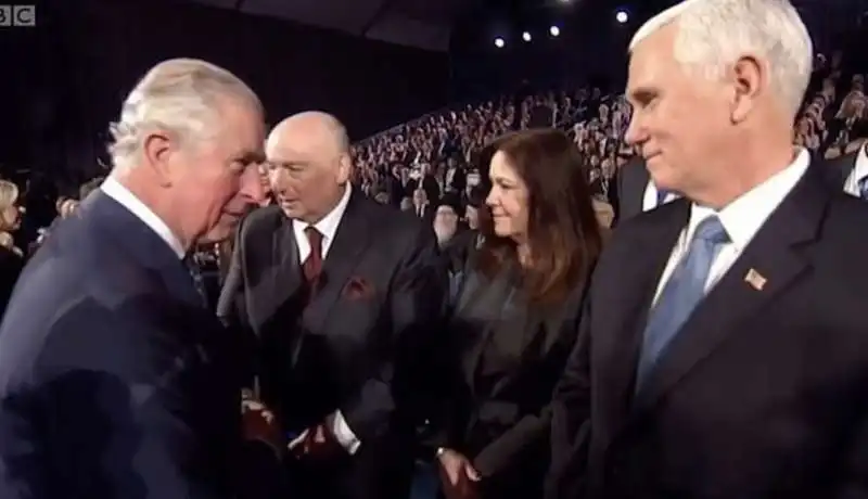 il principe carlo e mike pence 1