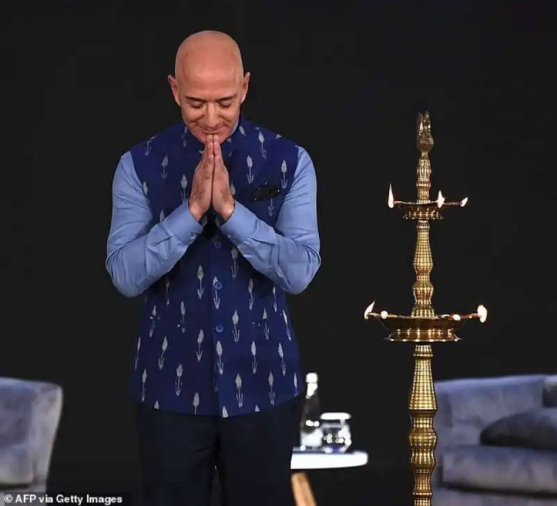 jeff bezos in india 