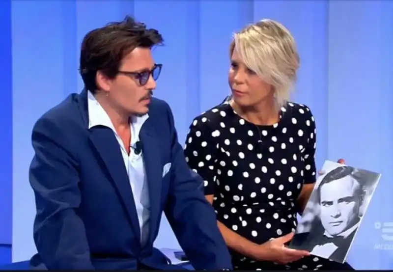 JOHNNY DEPP E MARIA DE FILIPPI