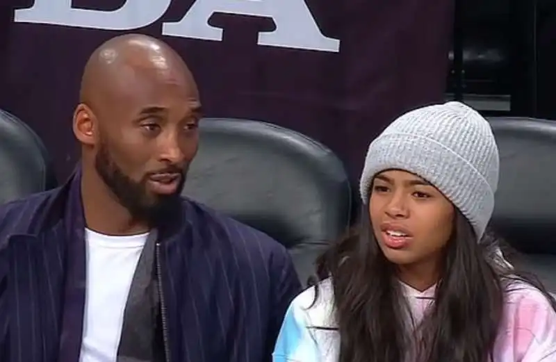 kobe bryant e la figlia gianna 1