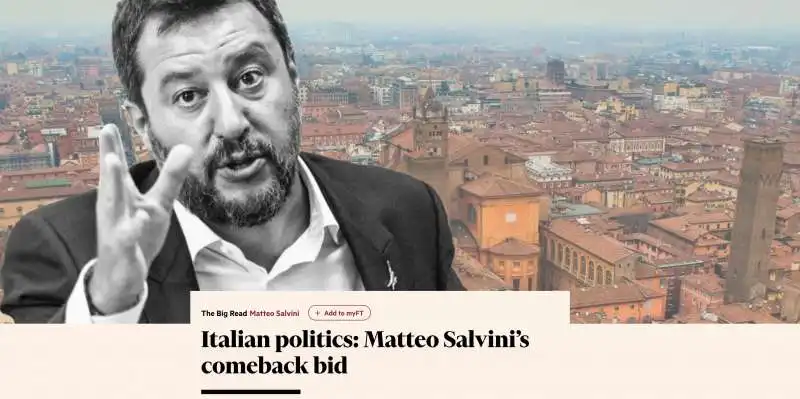 L'ARTICOLO DEL FINANCIAL TIMES SULLE ELEZIONI IN EMILIA ROMAGNA