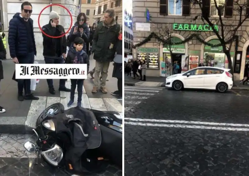 luca zingaretti investito in motorino in via cola di rienzo 2