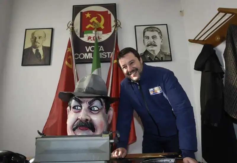 matteo salvini al museo peppone e don camillo 3