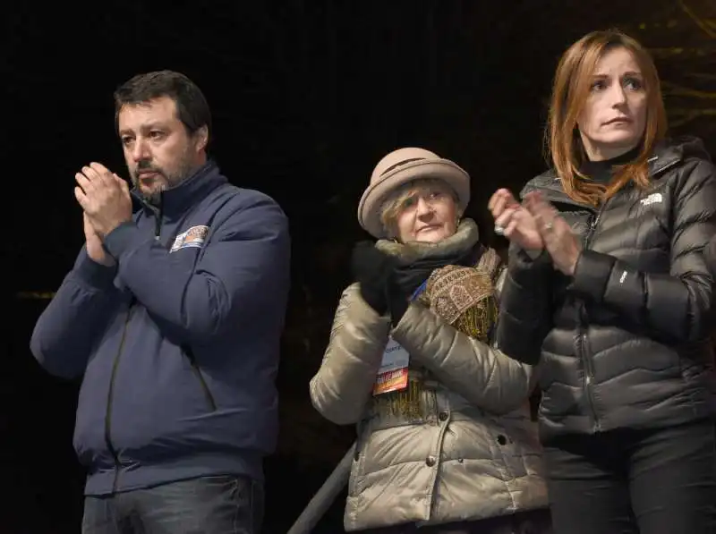 matteo salvini paola pellinghelli lucia borgonzoni