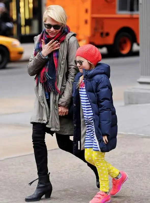 michelle williams e la figlia