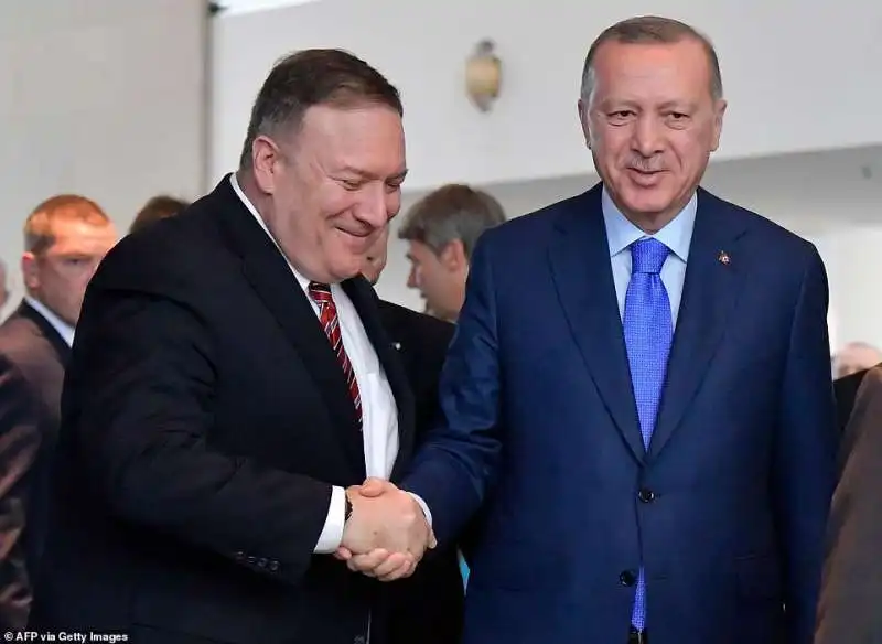 mike pompeo recep tayyip erdogan