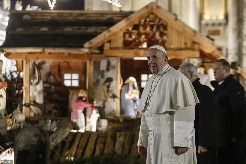 Papa Francesco festeggia il capodanno in piazza San Pietro