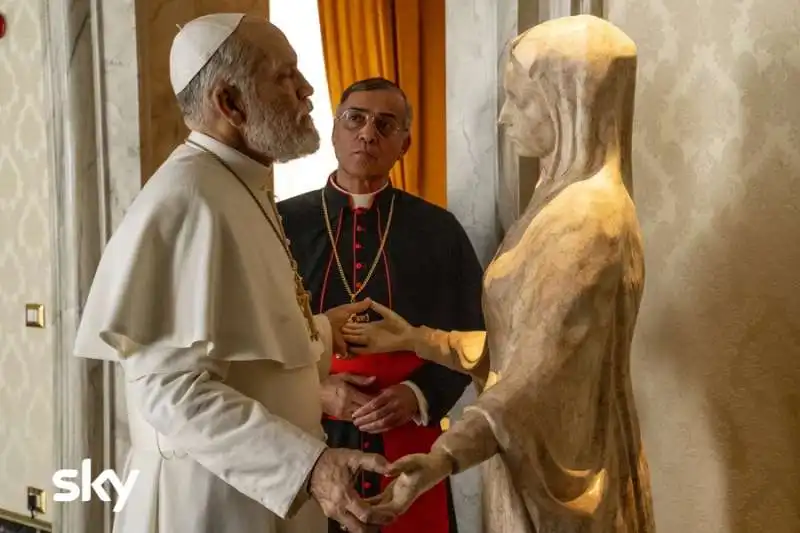 the new pope  from left john malkovich & massimo ghini photo by gianni fiorito 