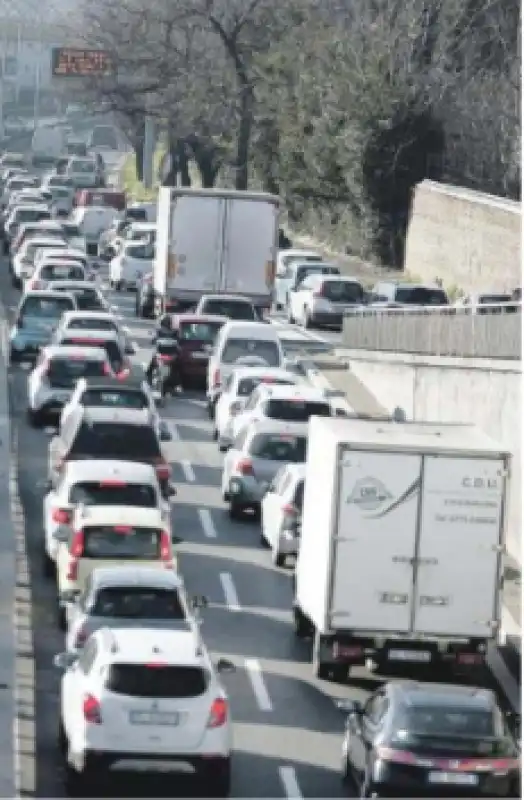 traffico roma blocco diesel