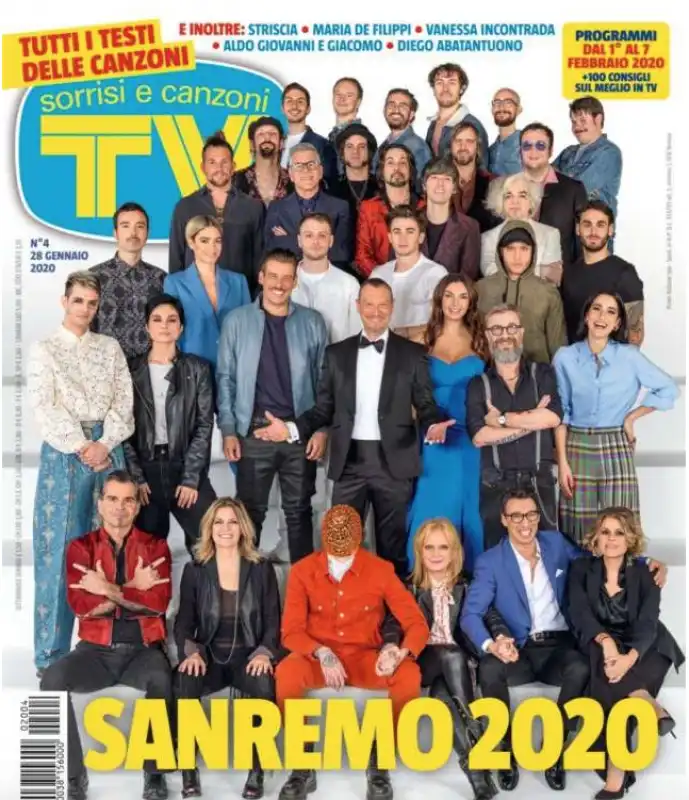 tv sorrisi e canzoni sanremo 2020