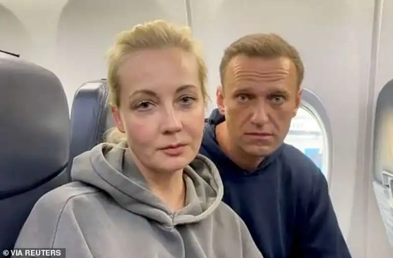 alexei navalny e la moglie yulia 