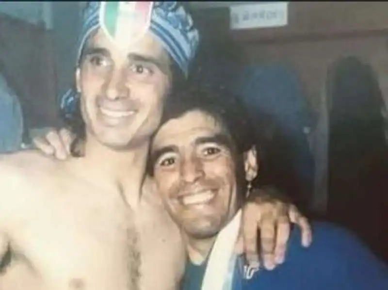 andrea carnevale  diego armando maradona 