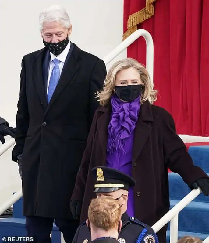 bill e hillary clinton   inaugurazione biden 