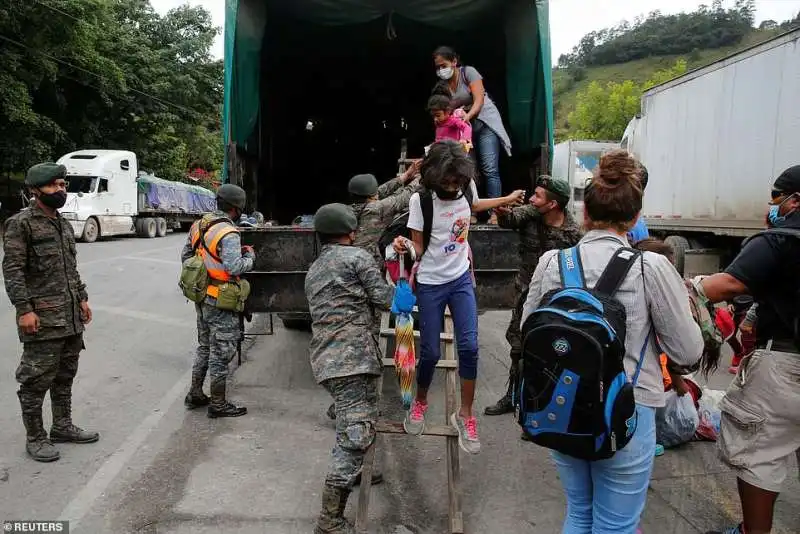 carovana di migranti honduras