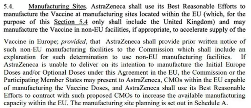 contratto ue astrazeneca 