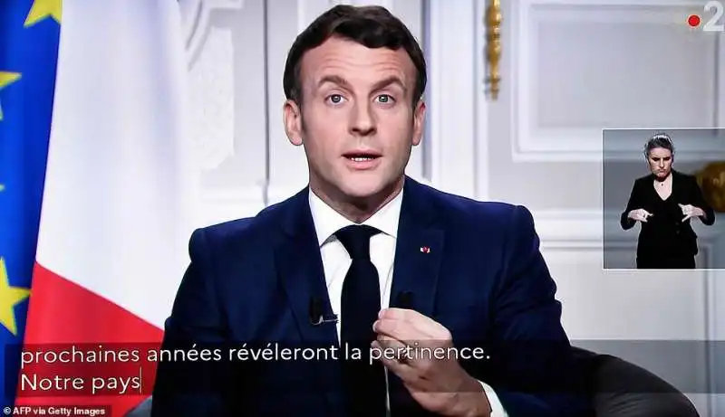 discorso di fine anno di emmanuel macron 