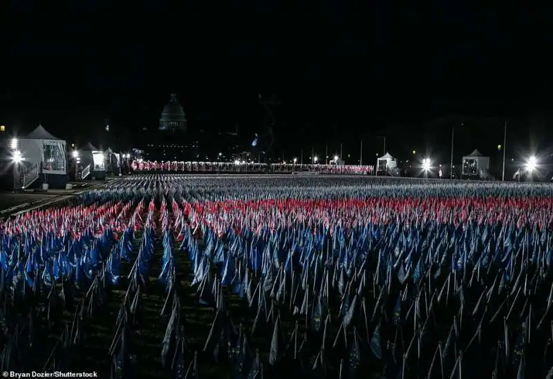 field of flags   washington