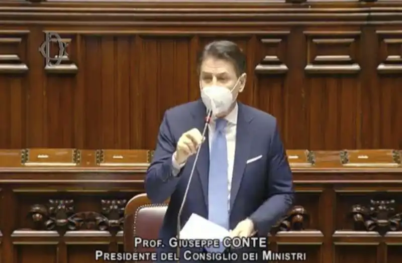 giuseppe conte alla camera 