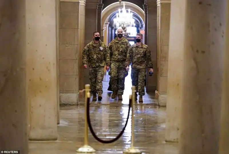 guardia nazionale al campidoglio