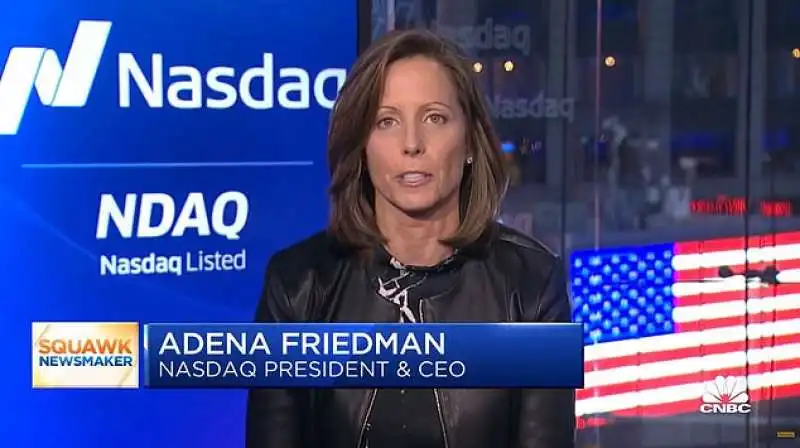 il ceo del nasdaq  adena friedman