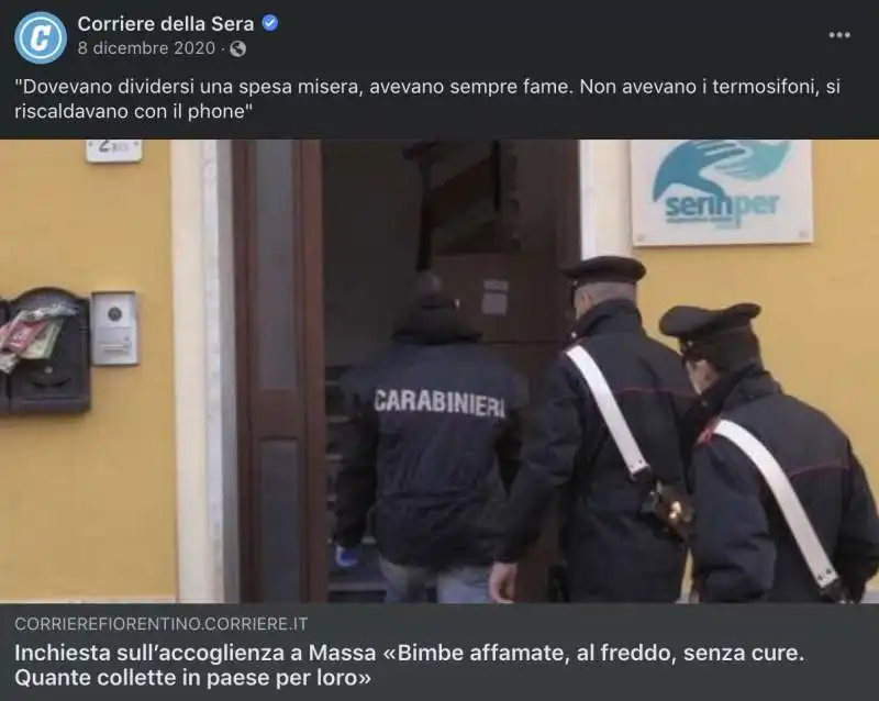 IL CORRIERE DELLA SERA E LE BAMBINE CHE SI ASCIUGANO CON IL PHONE