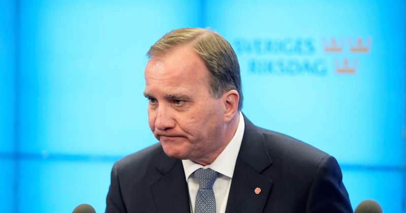 IL PRIMO MINISTRO SVEDESE STEFAN LOFVEN