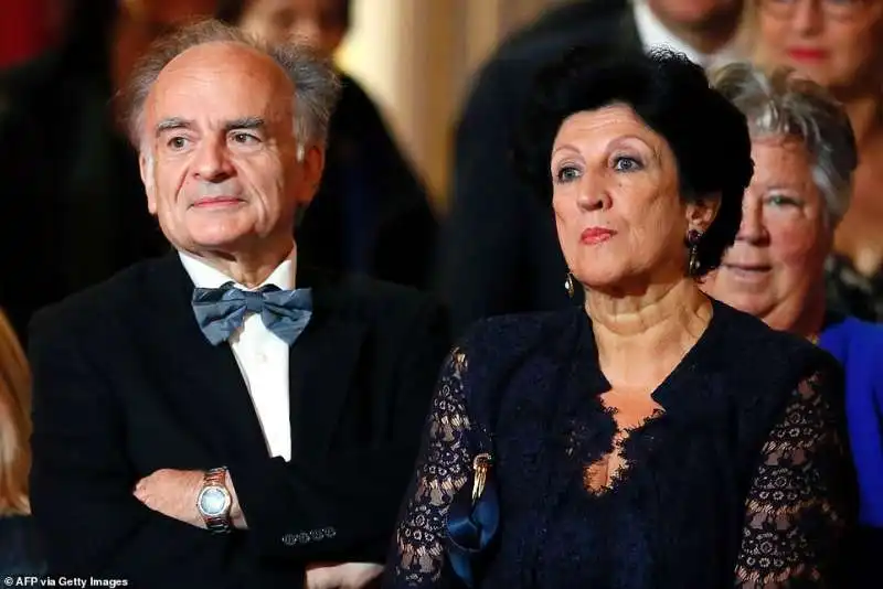 jean michel e francoise nogues   i genitori di emmanuel macron 