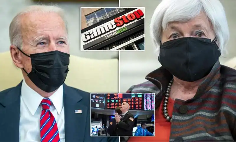 joe biden janet yellen gamestop 