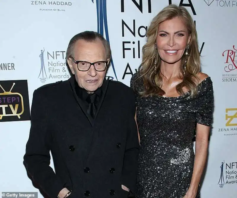 larry king con l'ex moglie shawn