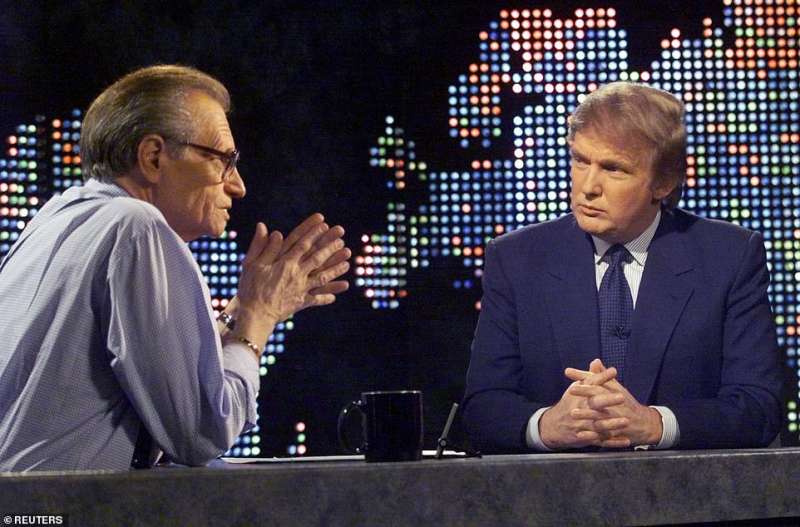 larry king e donald trump