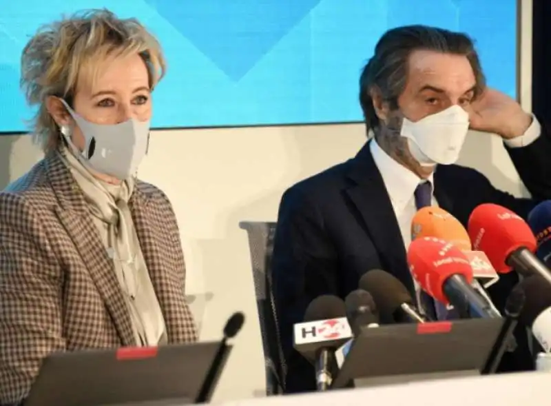 LETIZIA MORATTI E ATTILIO FONTANA