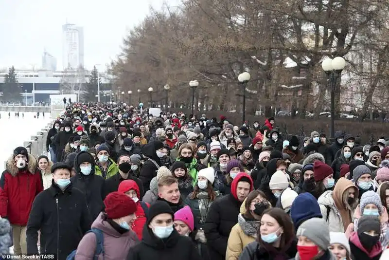 manifestazione pro navalny 