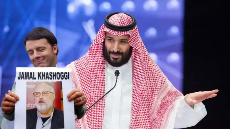 matteo renzi bin salman meme