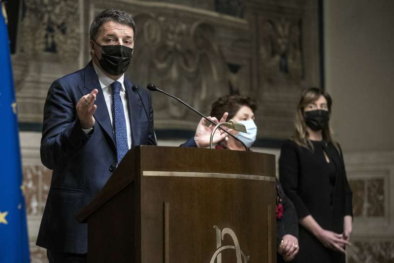 MATTEO RENZI TERESA BELLANOVA MARIA ELENA BOSCHI