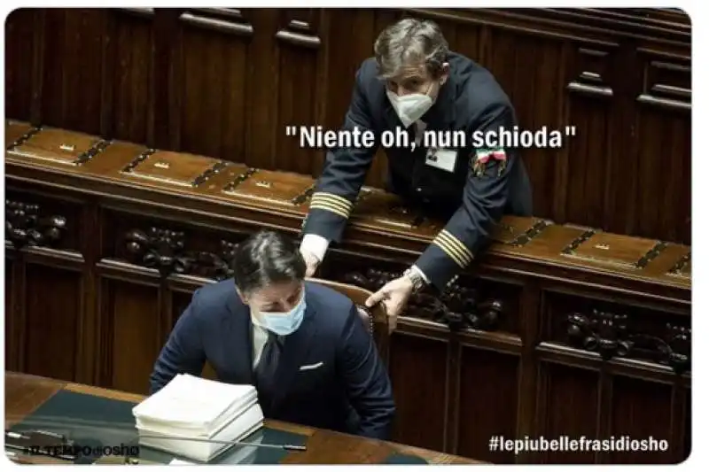 meme sulla crisi di governo   conte non schioda