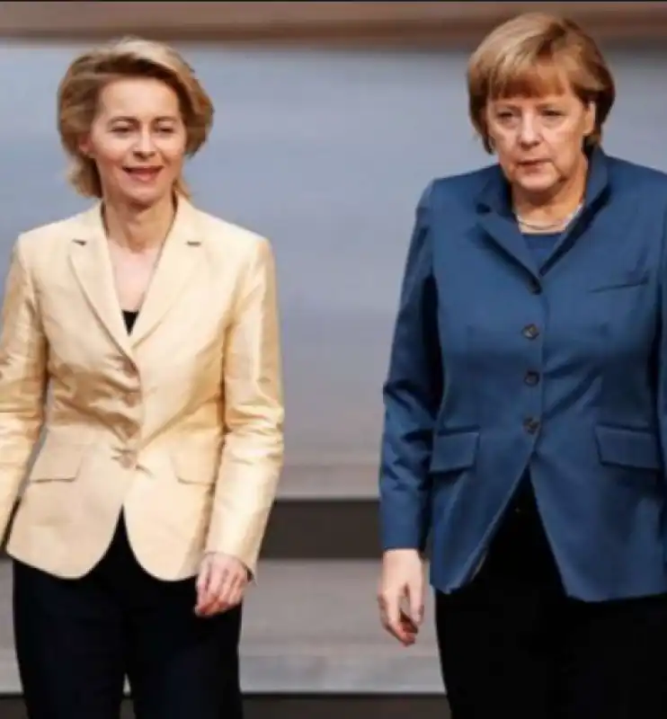 MERKEL URSULA VON DER LEYEN