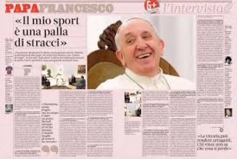 PAPA FRANCESCO GAZZETTA 9